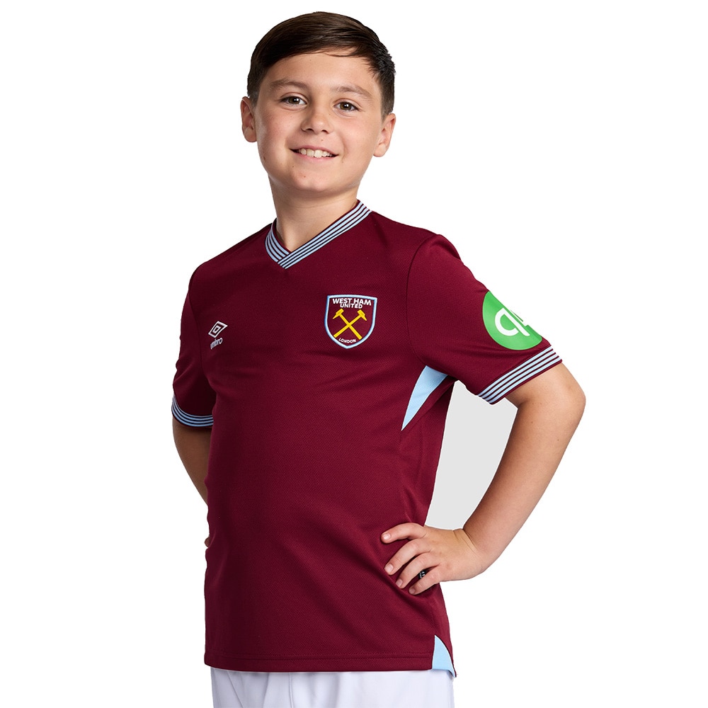 Umbro West Ham Fotballdrakt 25/26 Barn Hjemme