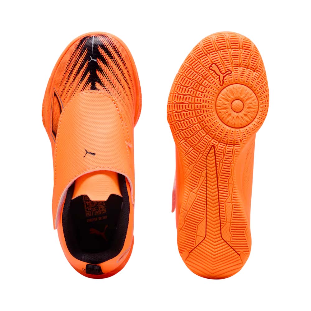 Puma Ultra 6 Play IN Futsal Innendørs Fotballsko Barn Hot Pursuit
