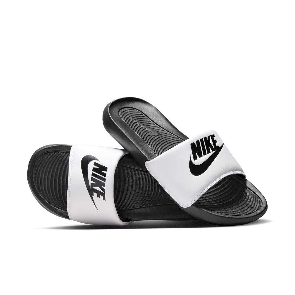 Nike Victori One Sandaler Hvit/Sort