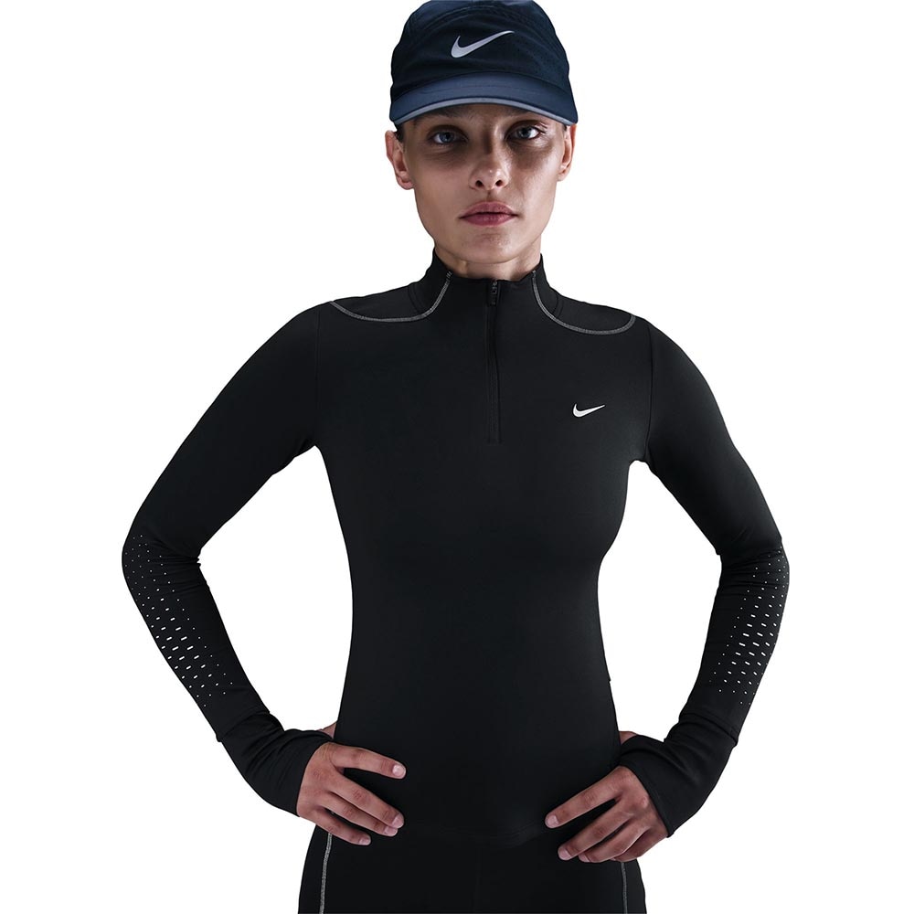 Nike Therma-Fit ADV Swift Reflective Langermet Trøye Dame Sort