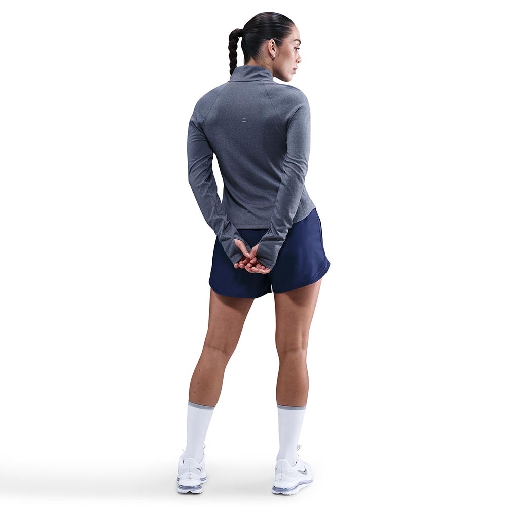 Nike Dri-Fit Tempo Half-Zip Langermet Trøye Dame Blå/Grå