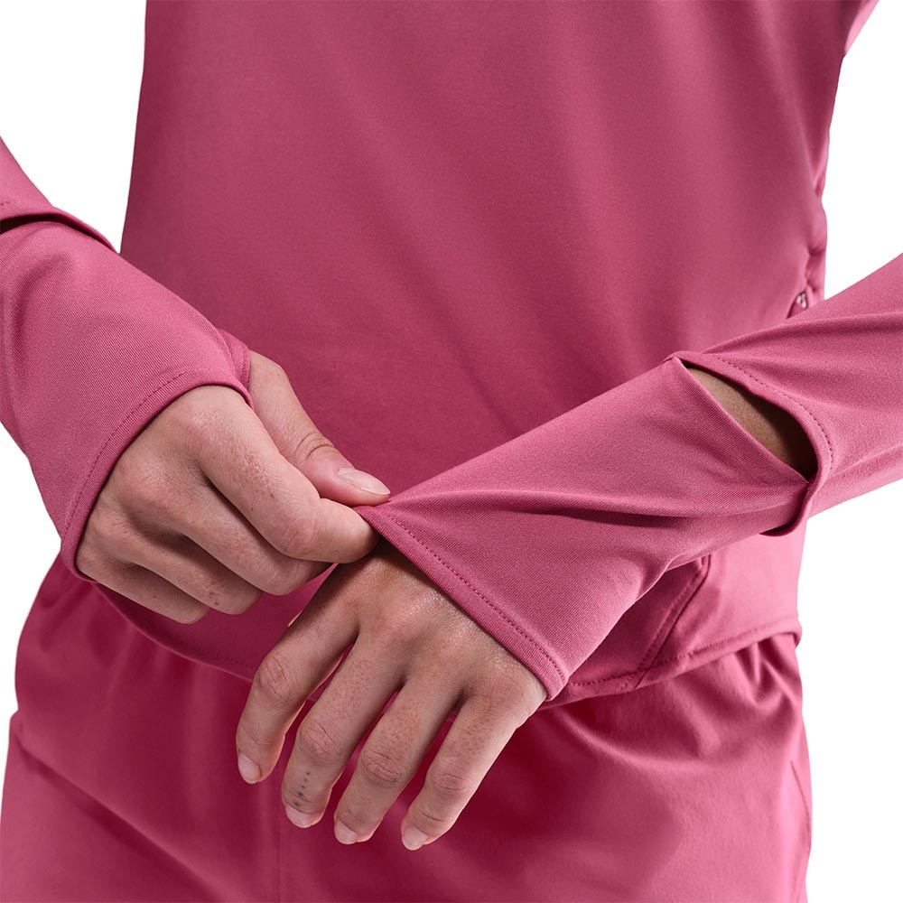 Nike Dri-Fit Swift Half-Zip Langermet Trøye Dame Rosa