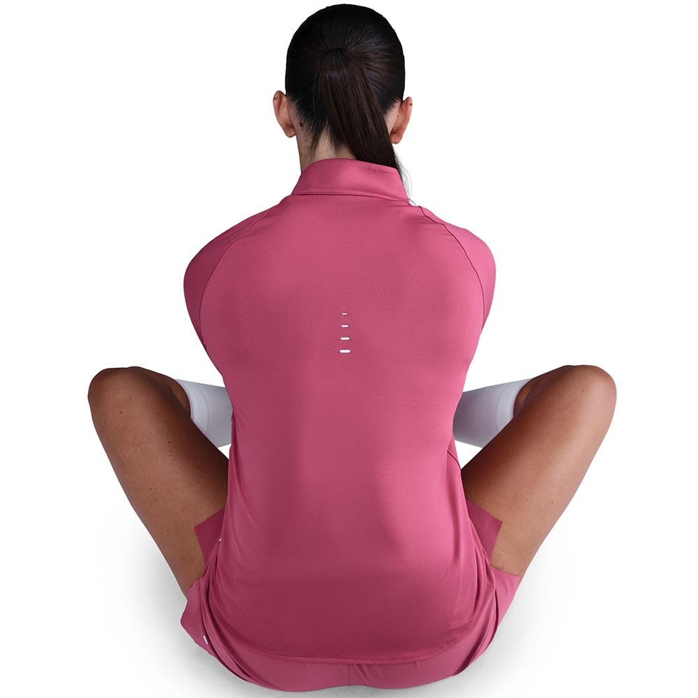 Nike Dri-Fit Swift Half-Zip Langermet Trøye Dame Rosa