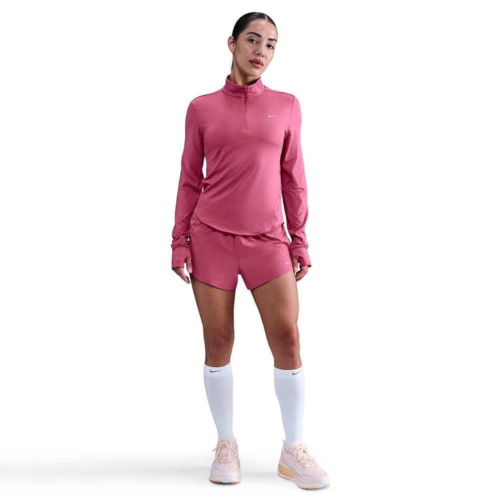 Nike Dri-Fit Swift Half-Zip Langermet Trøye Dame Rosa