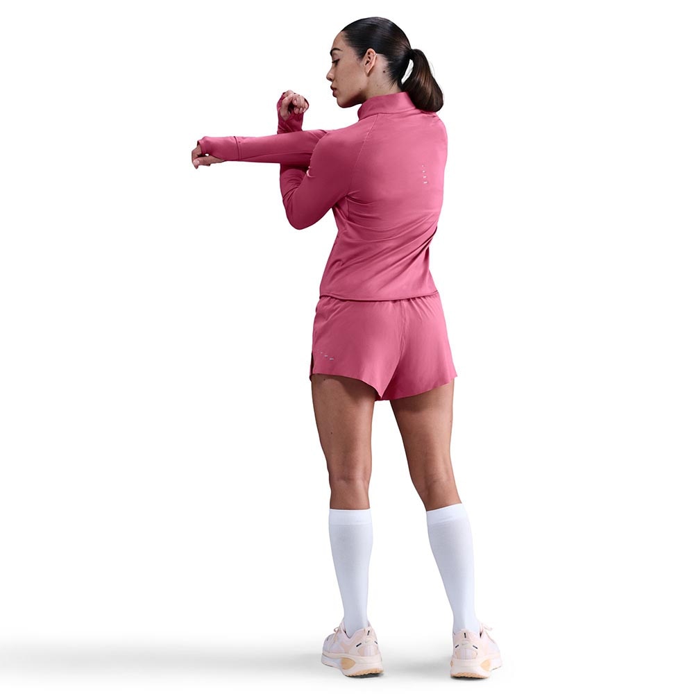 Nike Dri-Fit Swift Half-Zip Langermet Trøye Dame Rosa