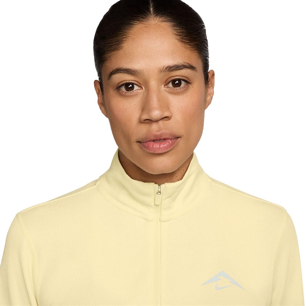 Nike Dri-Fit Trail Half-Zip Midlayer Dame Gul