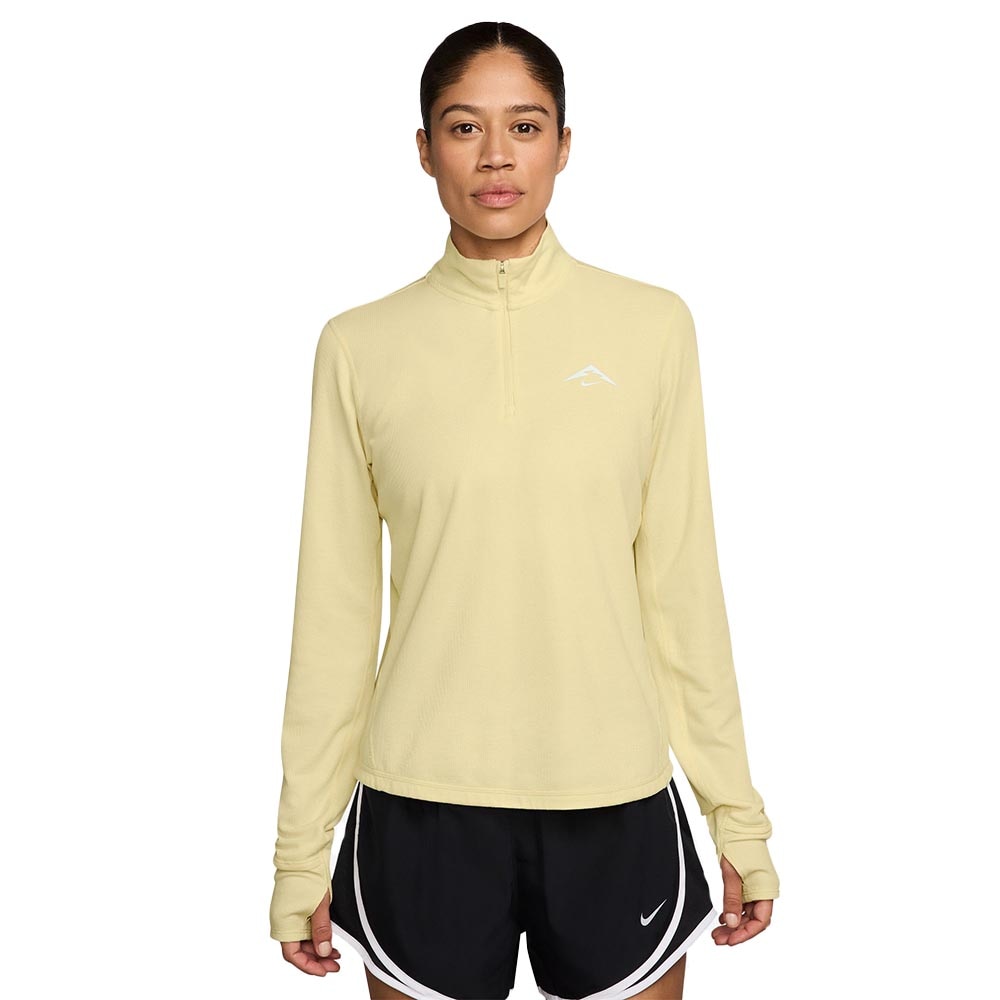 Nike Dri-Fit Trail Half-Zip Midlayer Dame Gul