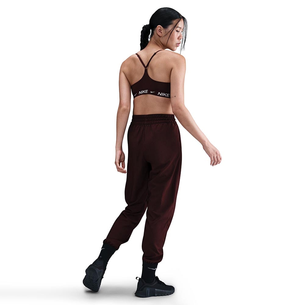 Nike Dri-Fit Indy Light Support Sports-BH Burgunder/Hvit