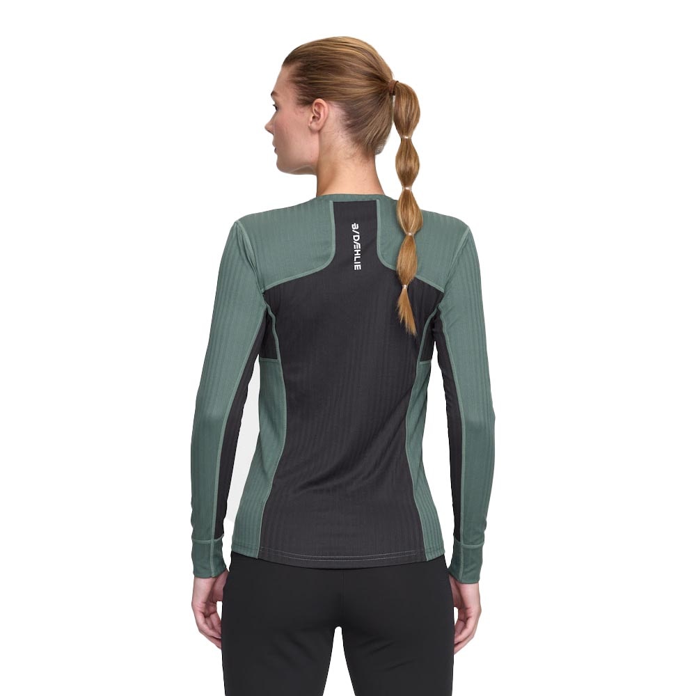 Dæhlie Training Tech Langermet Trøye Dame Grønn/Grå