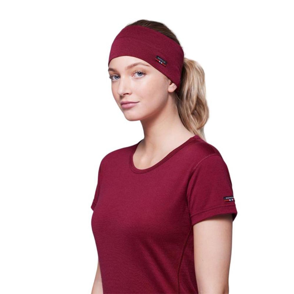 Devold Breeze Merino 150 Headband Burgunder