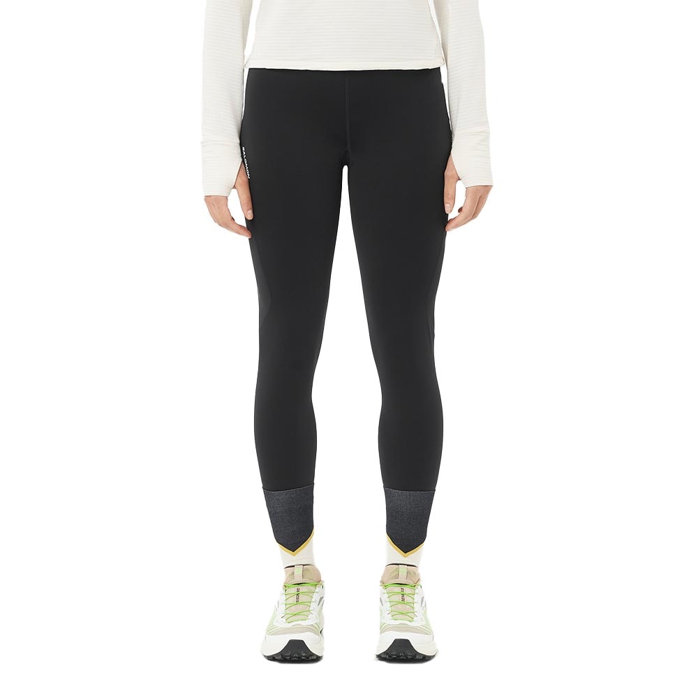 Salomnon ShakeOut Core Warm Løpetights Dame Sort