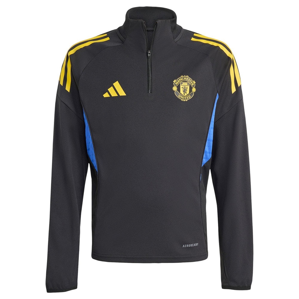 Adidas Manchester United Tiro Competition EU Treningsgenser Barn 25/26 Sort