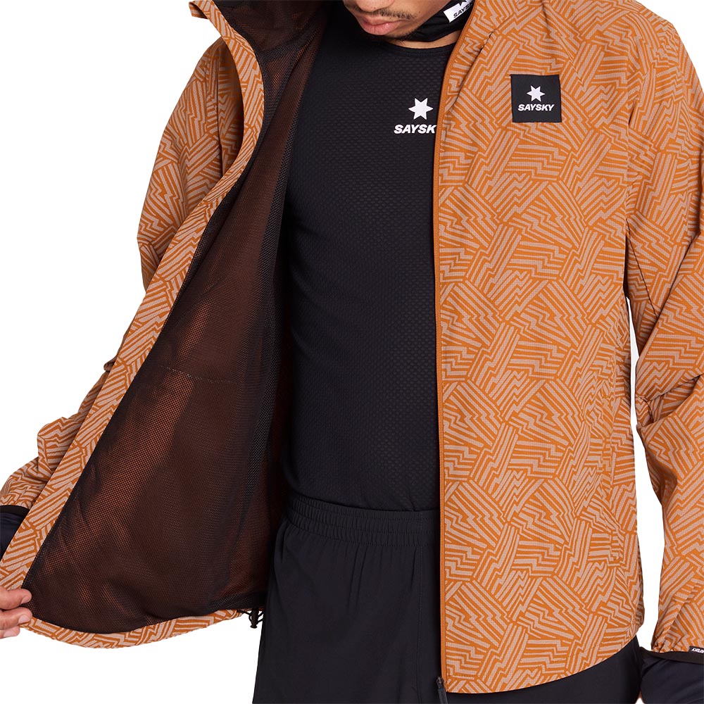 Saysky Reflective Blaze Løpejakke Herre Oransje