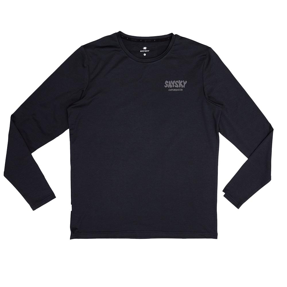 Saysky Reflective Logo Pace Langermet Trøye Herre Sort