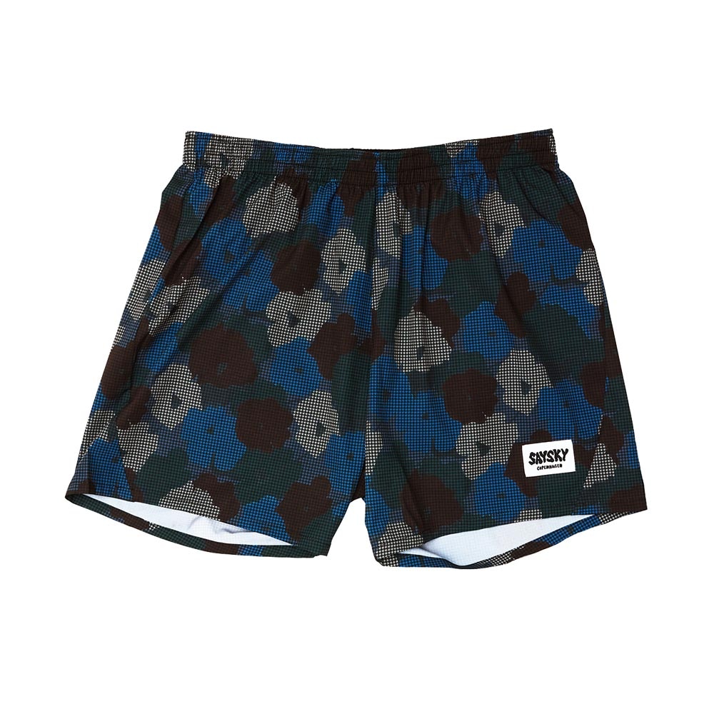 Saysky Flower Pace 5" Løpeshorts Herre Blå/Flerfarget