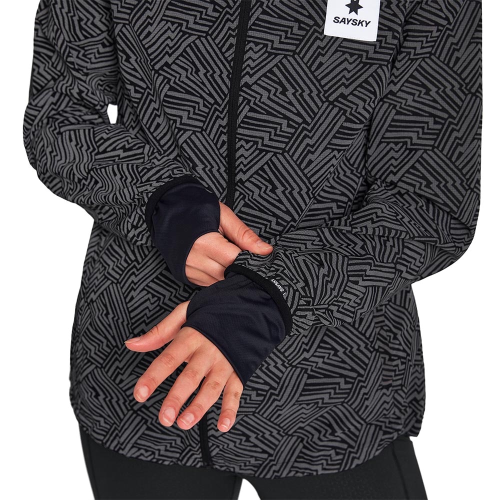 Saysky Reflective Blaze Løpejakke Dame Sort