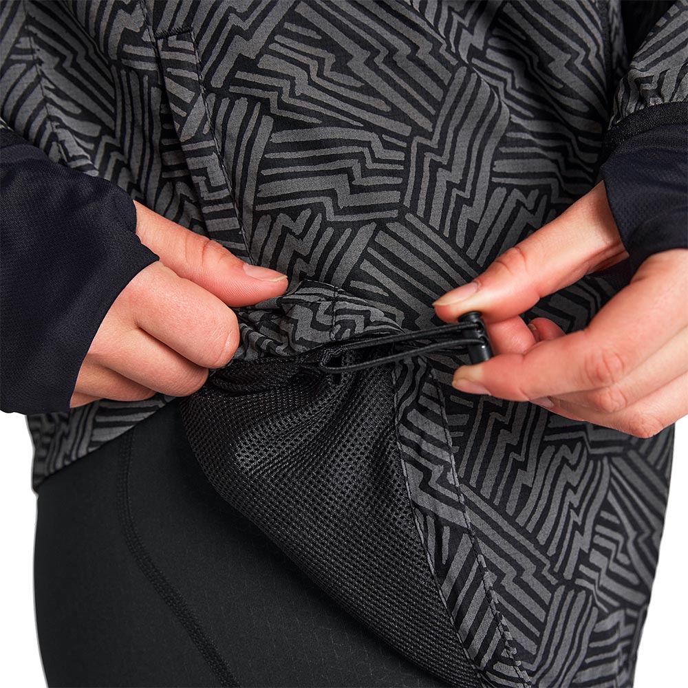 Saysky Reflective Blaze Løpejakke Dame Sort