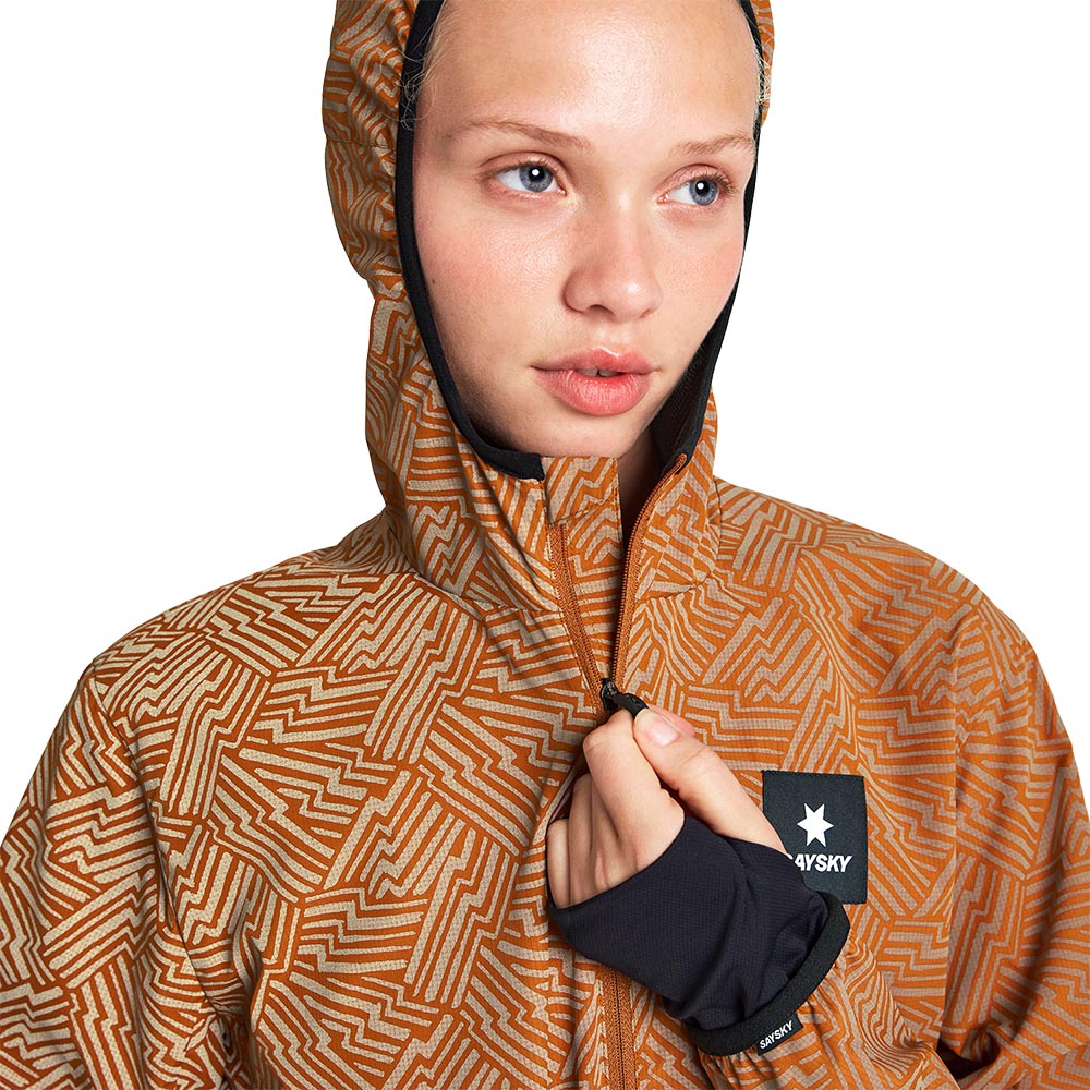 Saysky Reflective Blaze Løpejakke Dame Oransje