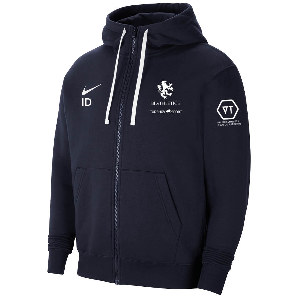 Nike BI Athletics Full-Zip Hettegenser Marine