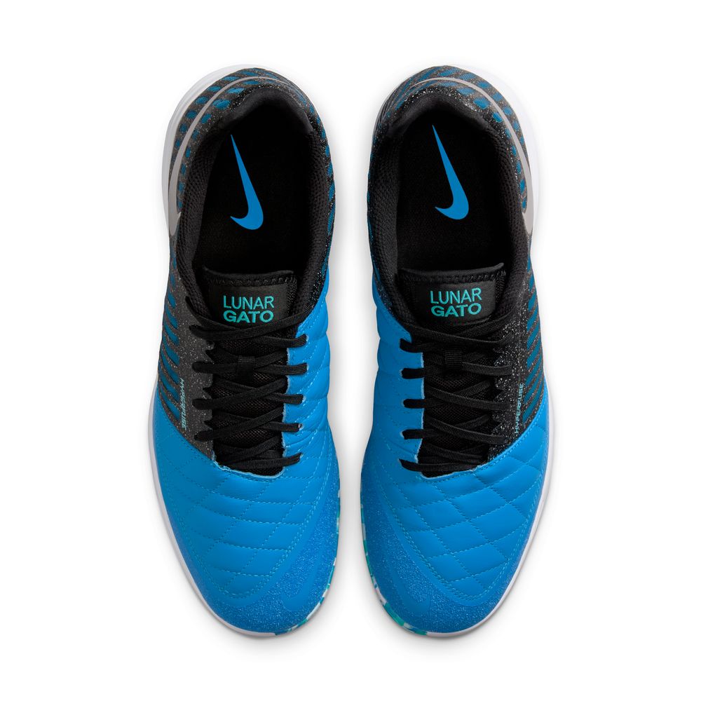 Nike Lunargato II IC Futsal Innendørs Fotballsko Blå/Sort