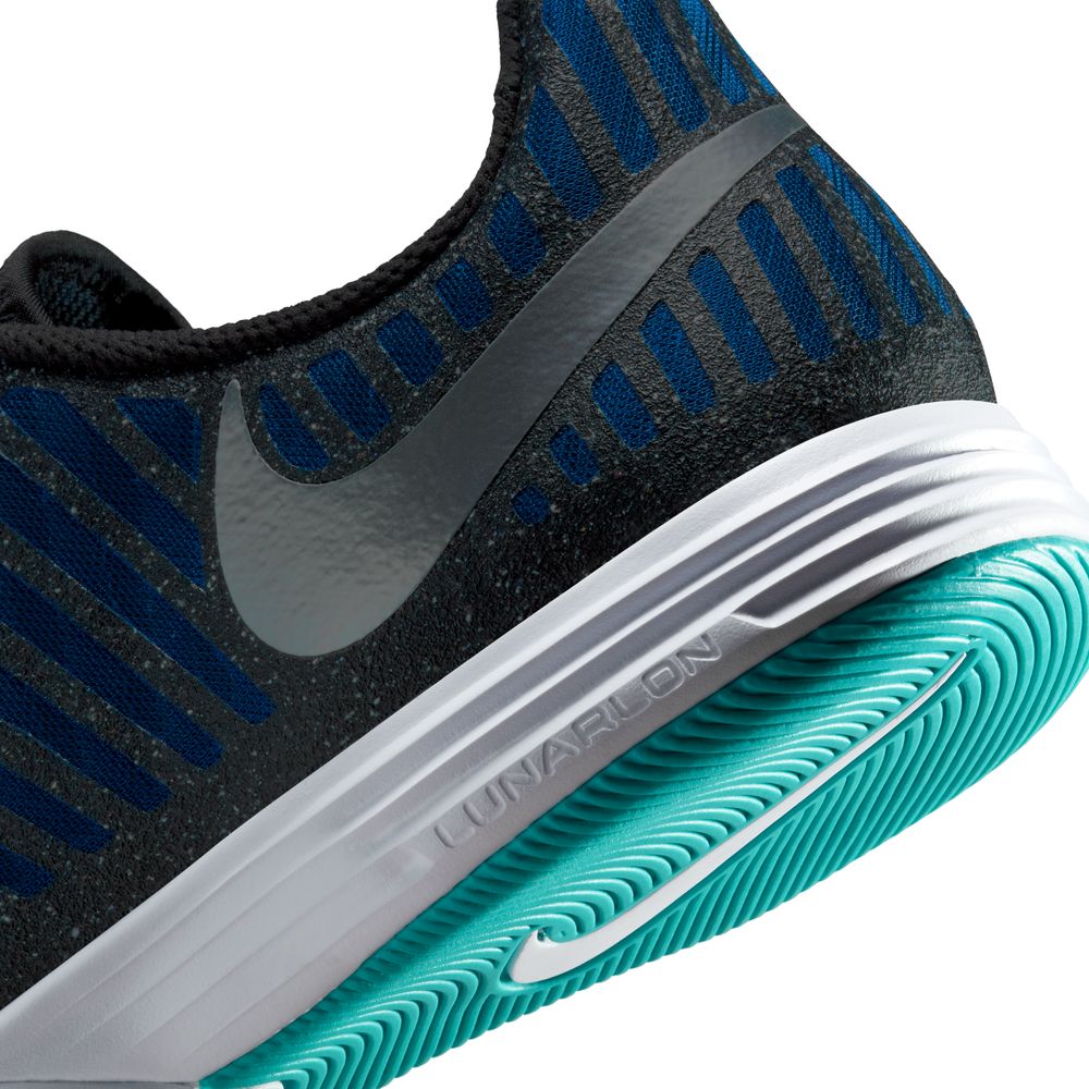 Nike Lunargato II IC Futsal Innendørs Fotballsko Blå/Sort
