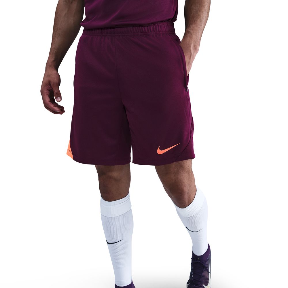 Nike Dri-FIT Strike Treningsshorts Burgunder/Oransje