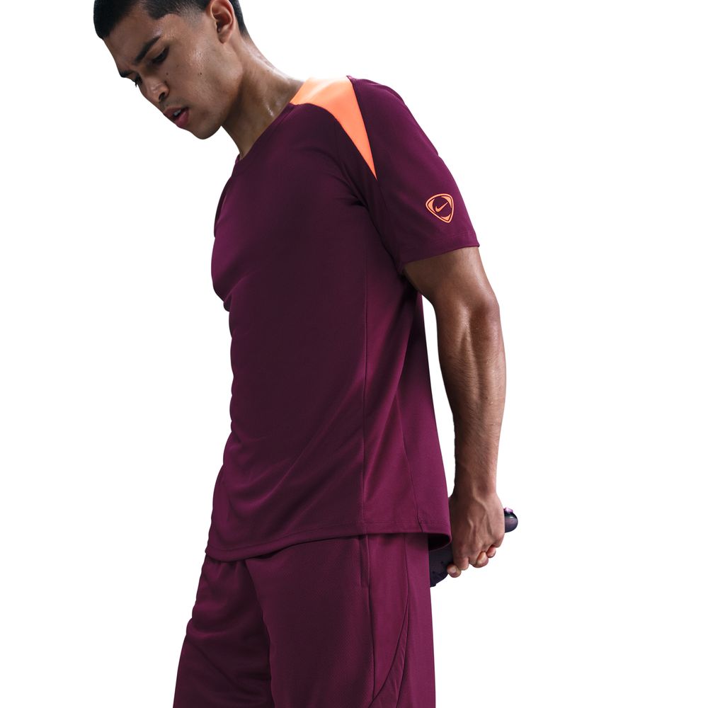 Nike Dri-FIT Strike Treningsshorts Burgunder/Oransje
