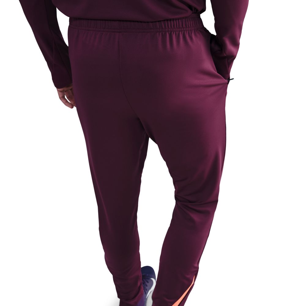 Nike Dri-FIT Strike Treningsbukse Burgunder/Oransje