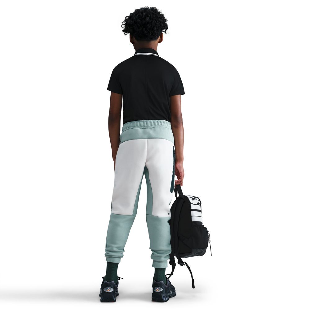 Nike NSW Tech Fleece Fritidsbukse Barn Grønn/Hvit