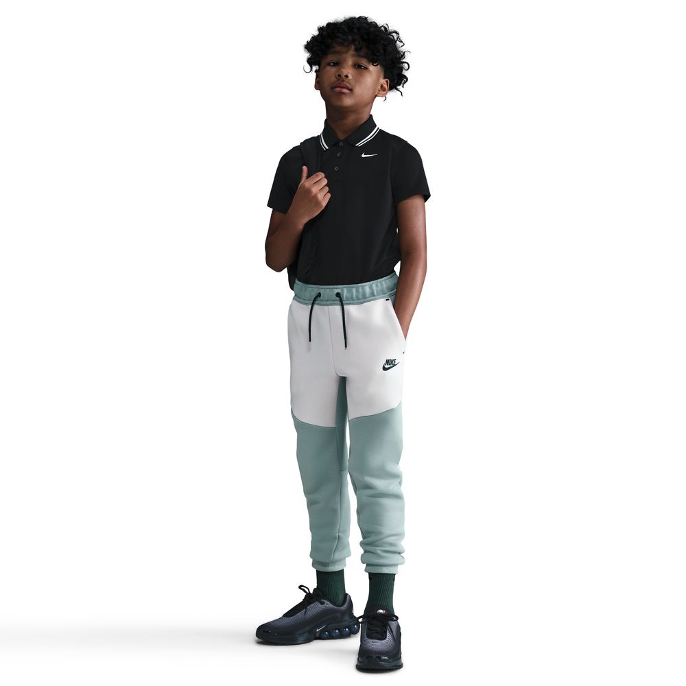 Nike NSW Tech Fleece Fritidsbukse Barn Grønn/Hvit