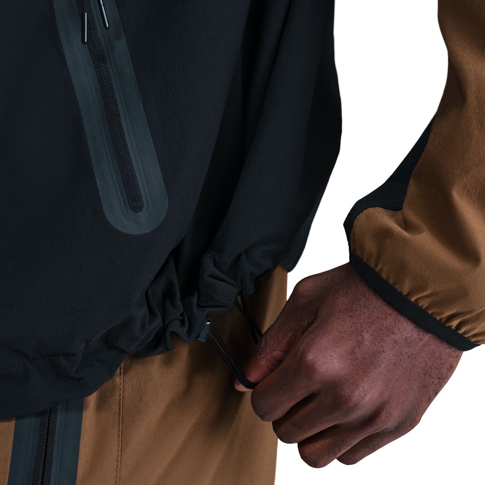 Nike Tech Woven Windrunner Jakke Brun/Sort