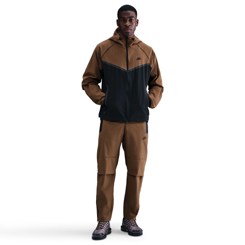 Nike Tech Woven Windrunner Jakke Brun/Sort