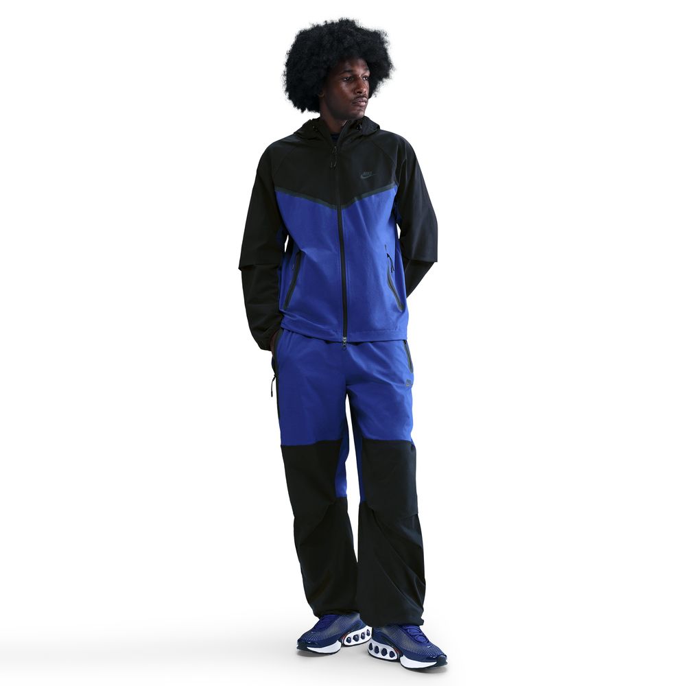 Nike Tech Woven Oversized Fritidsbukse Blå/Sort