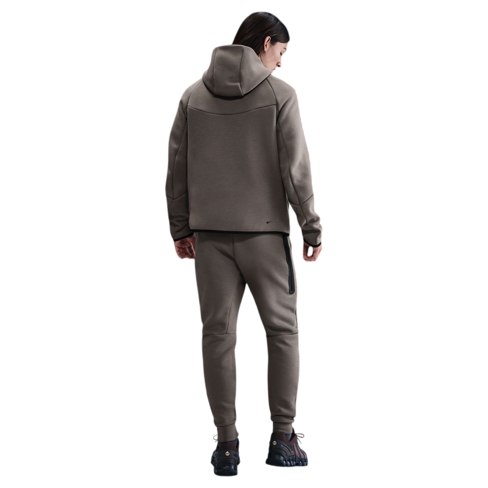 Nike NSW Tech Fleece Full-Zip Windrunner Hettegenser Brun/Grå