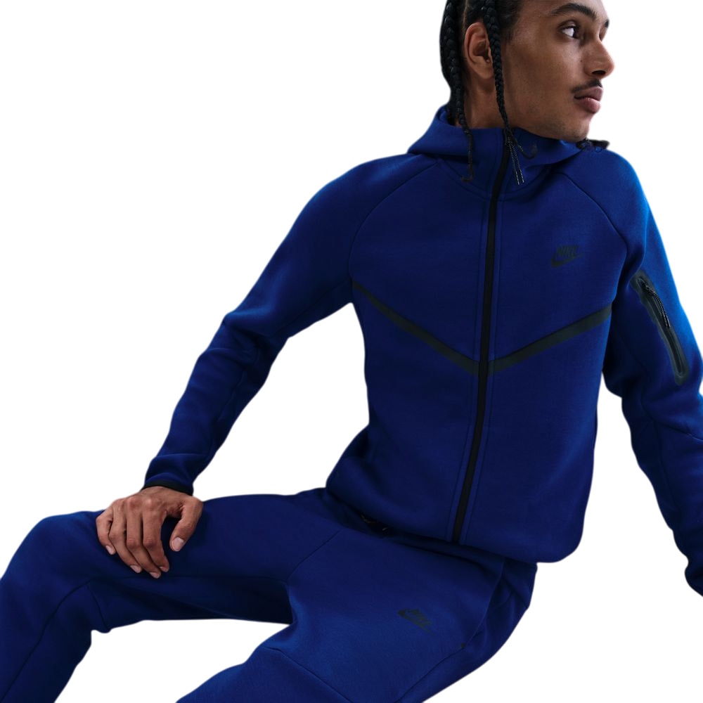 Nike NSW NK Tech Fleece Fritidsbukse Mørkeblå/Sort
