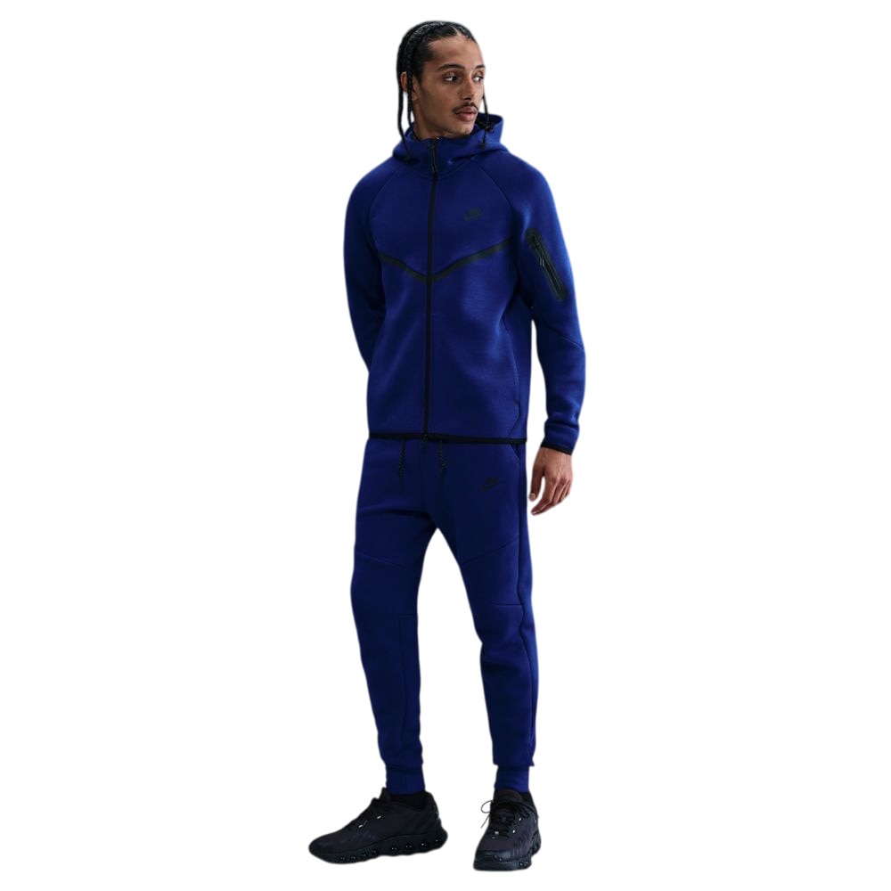 Nike NSW NK Tech Fleece Fritidsbukse Mørkeblå/Sort