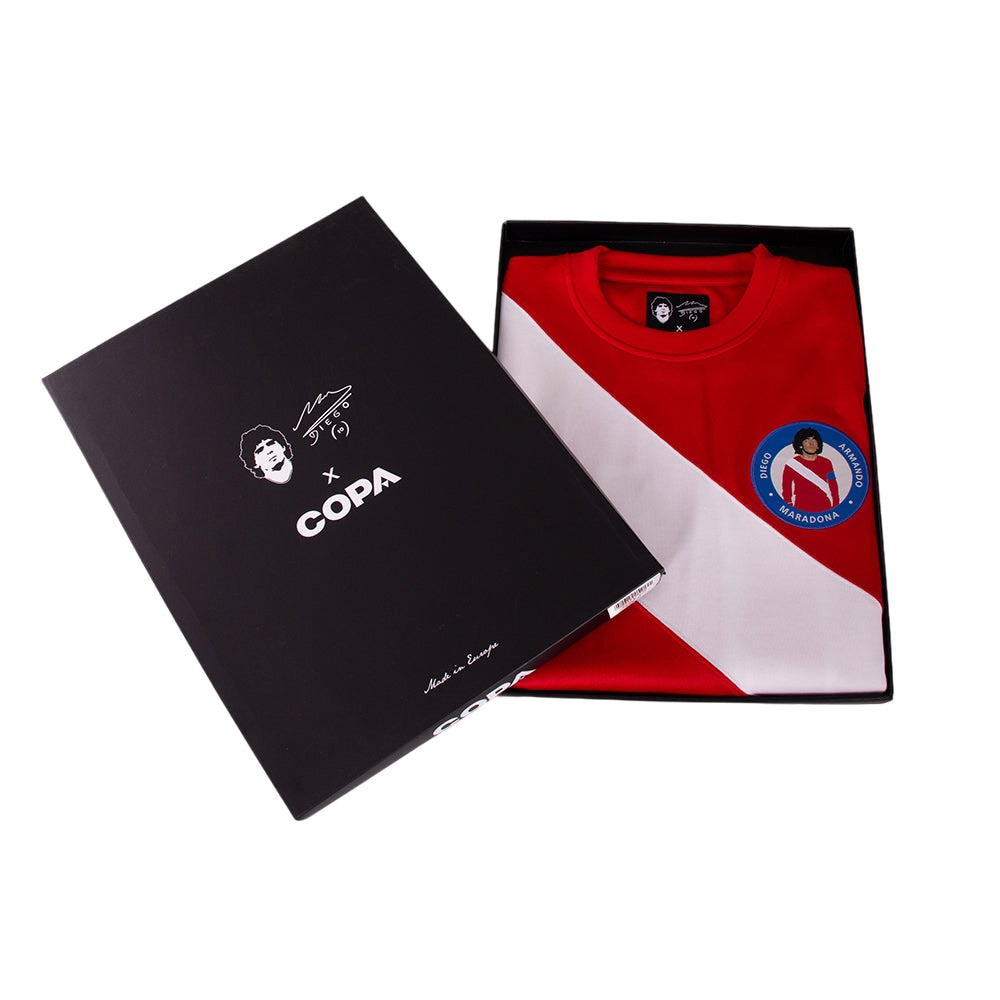 Copa Maradona X COPA Argentinos Juniors 1976 Retro Footballdrakt Hjemme