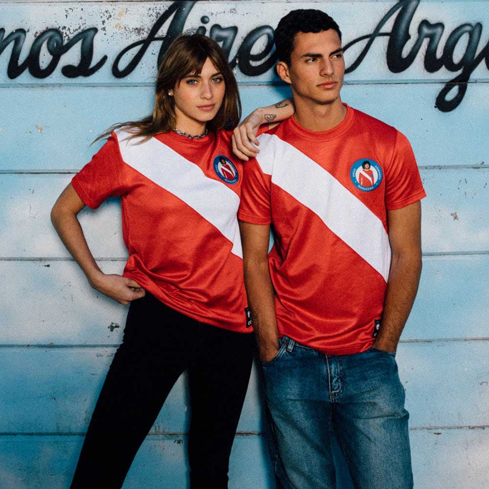 Copa Maradona X COPA Argentinos Juniors 1976 Retro Footballdrakt Hjemme