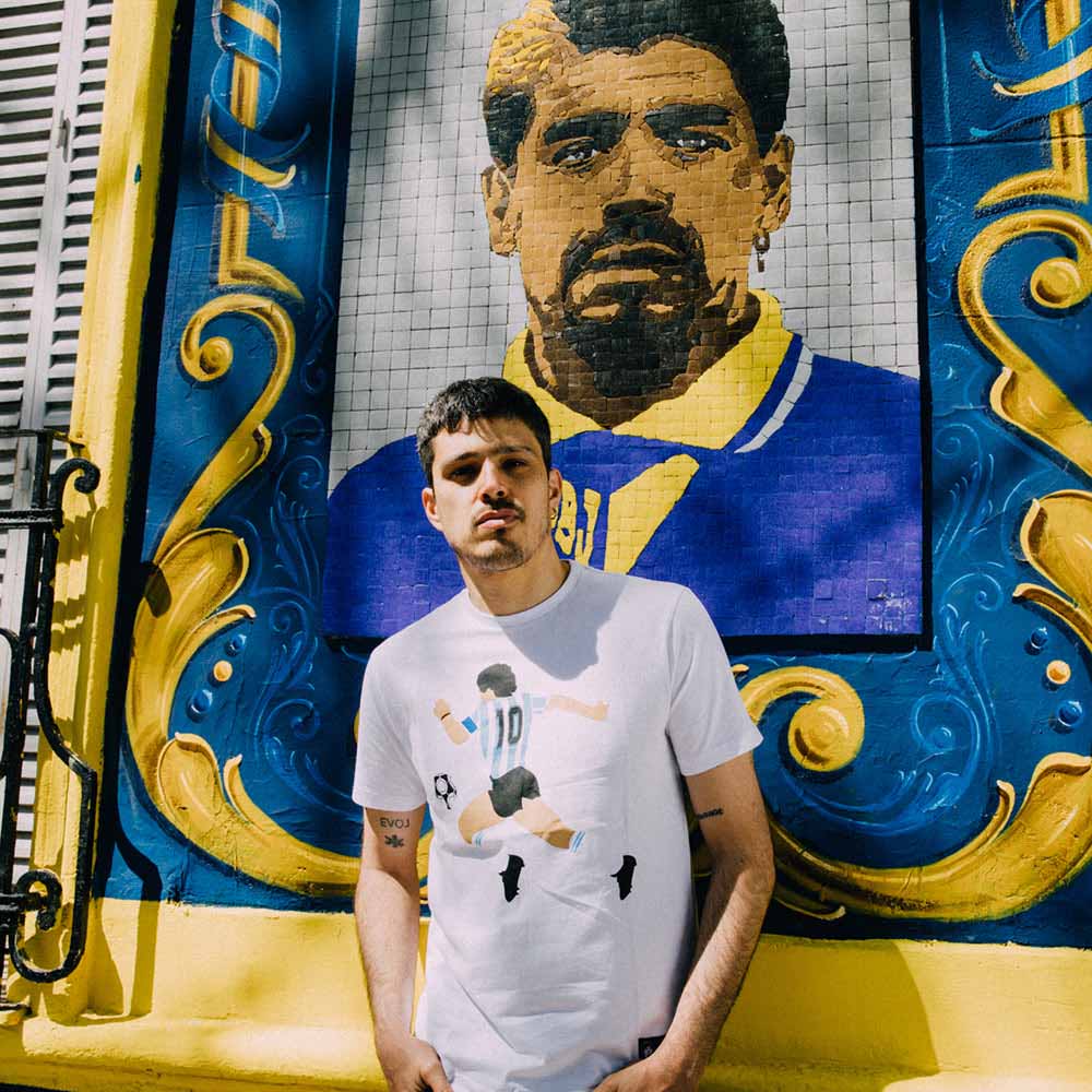 Copa Maradona X COPA Argentina Graphic T-Skjorte Hvit