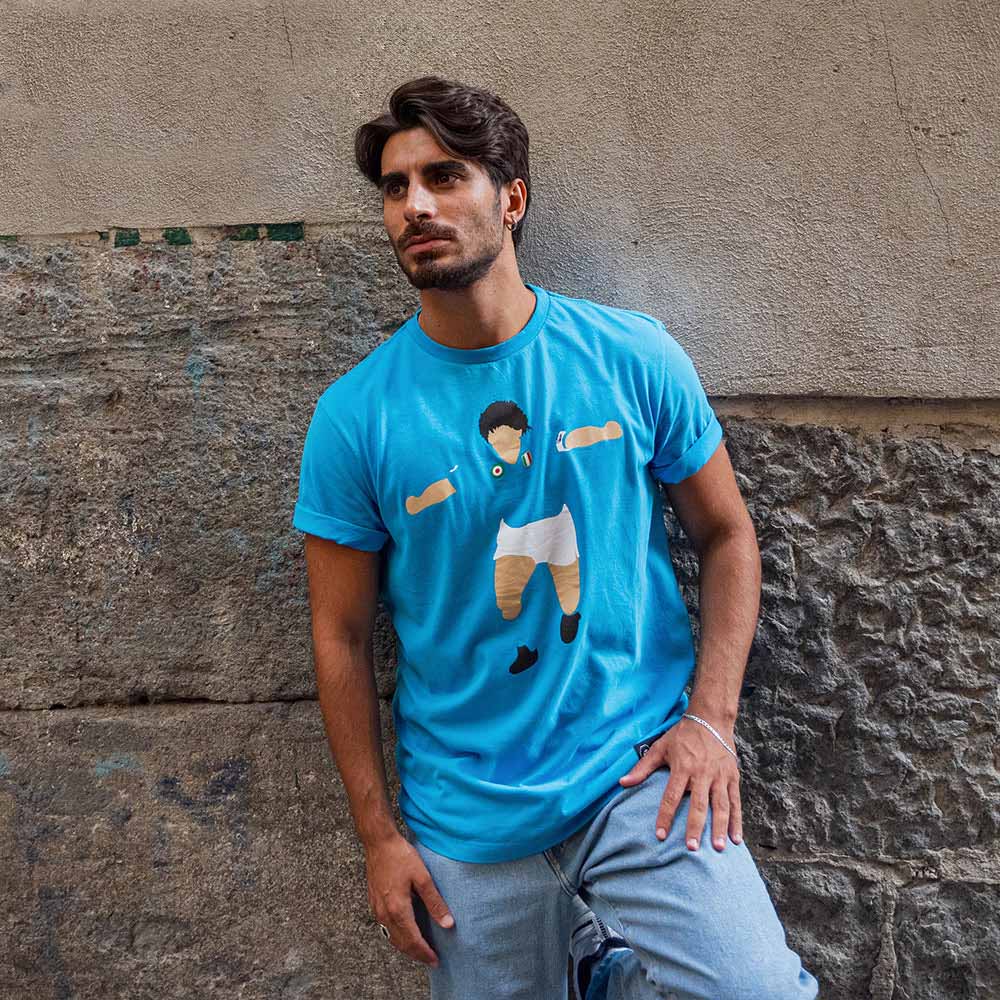 Copa Maradona X COPA Napoli Graphic T-Skjorte Blå