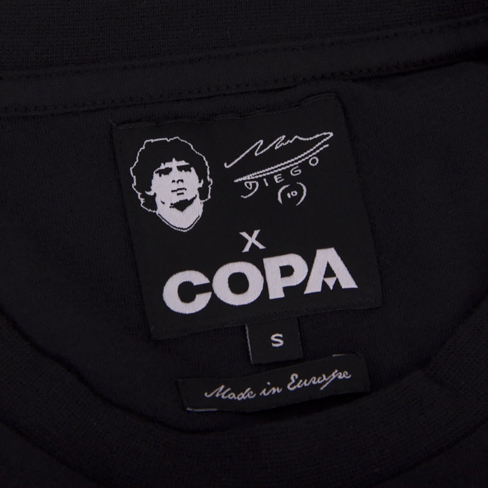Copa Maradona X COPA Napoli Sticker T-Skjorte Sort