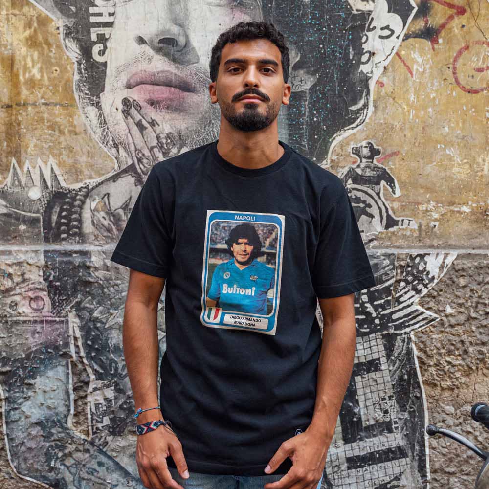 Copa Maradona X COPA Napoli Sticker T-Skjorte Sort