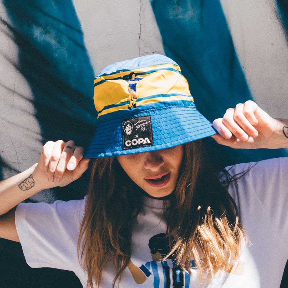 Copa Maradona X COPA Boca Juniors Bøttehatt Blå/Gul