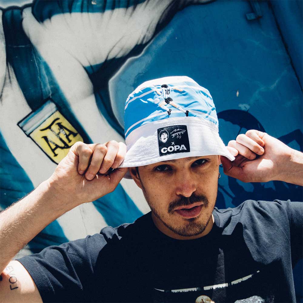 Copa Maradona X COPA Argentina Bøttehatt Hvit/Blå