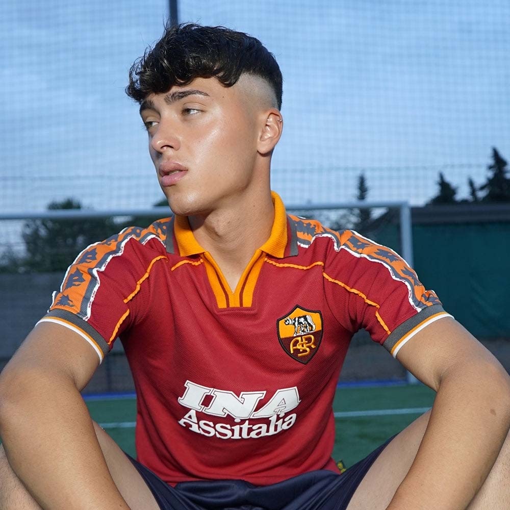 Copa AS Roma 1998-1999 Retro Fotballdrakt Hjemme