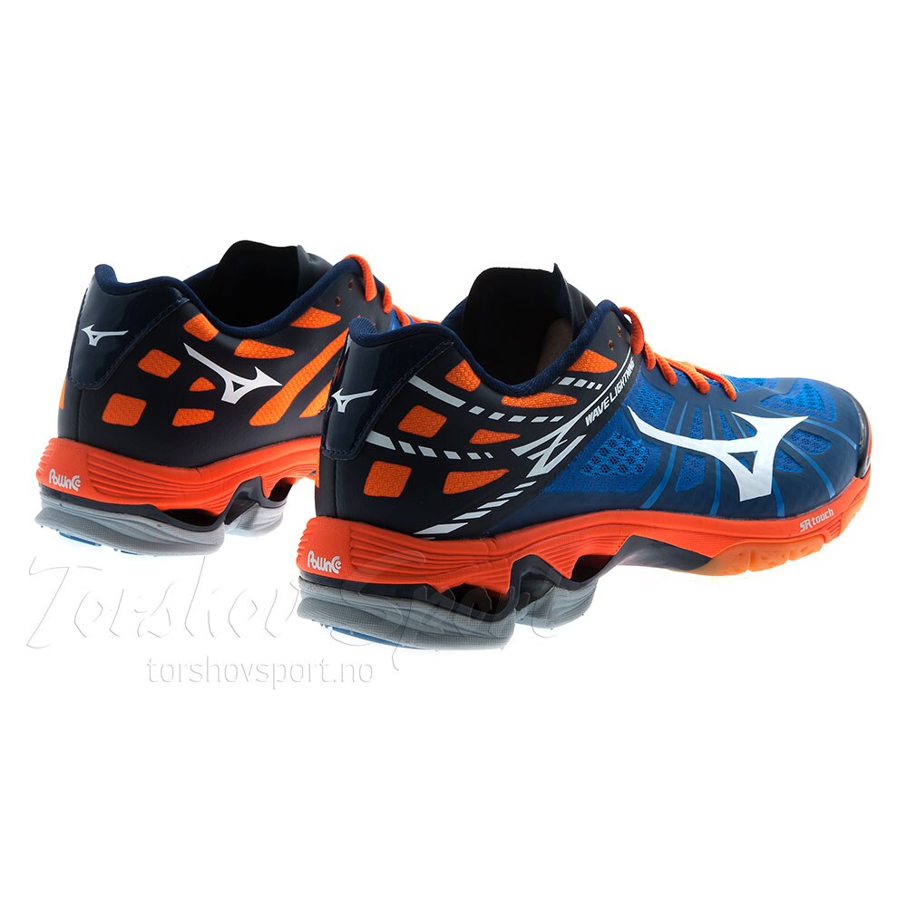 Mizuno Wave Lightning Z Hallsko Herre Blå/Sort