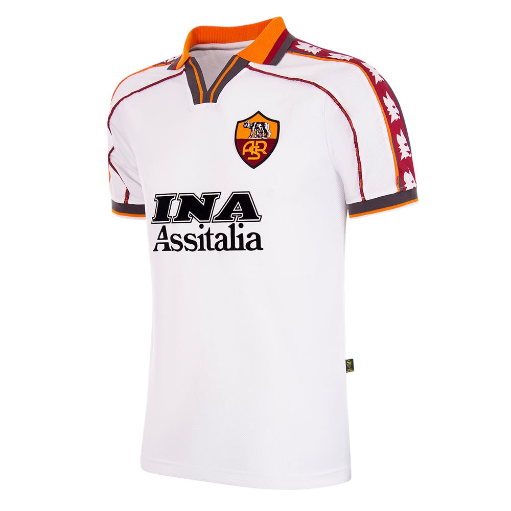 Copa AS Roma 1998-1999 Retro Fotballdrakt Borte
