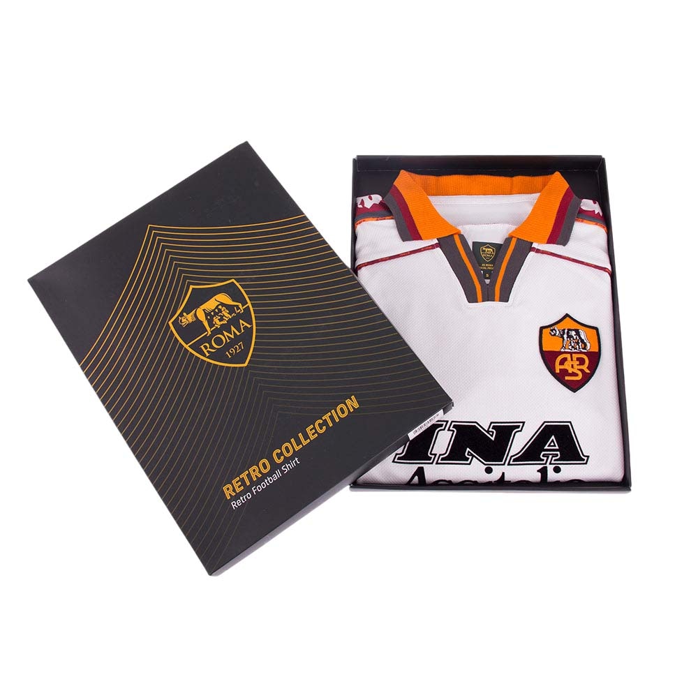 Copa AS Roma 1998-1999 Retro Fotballdrakt Borte