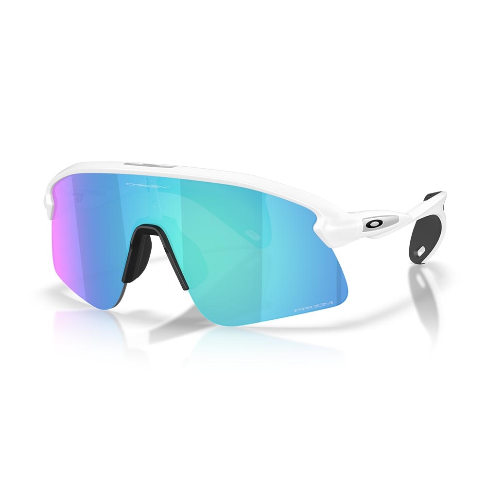 Oakley Stunt Devil S Prizm Sapphire Solbriller Hvit/Sort