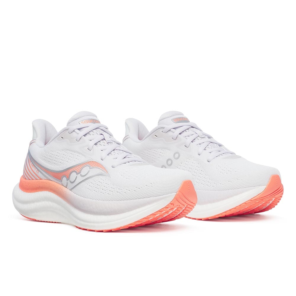 Saucony Triumph 23 Joggesko Dame Hvit/Rosa